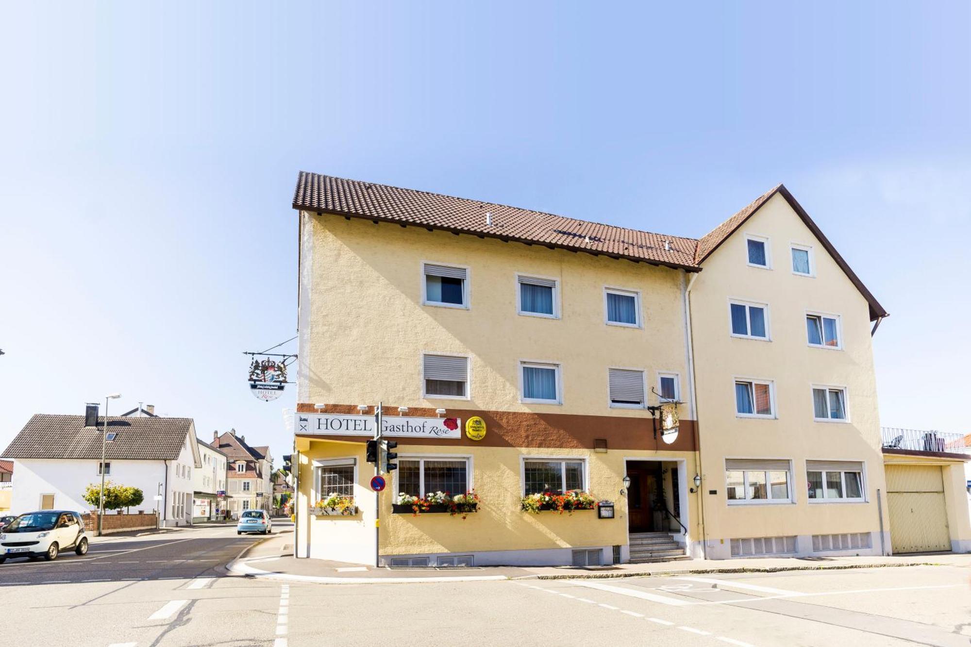 גונצבורג Hotel Gasthof Rose מראה חיצוני תמונה